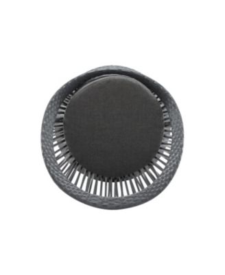 Streamdale Gray swivel wicker lounge chairs (set of 2), Modern, rattan/iron frame