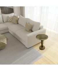 Round Top Drink Table – Elegant Side End Table with Fluted Base