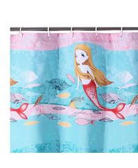 Shower Curtain – Whimsical Mermaid Print for Bathroom Decor