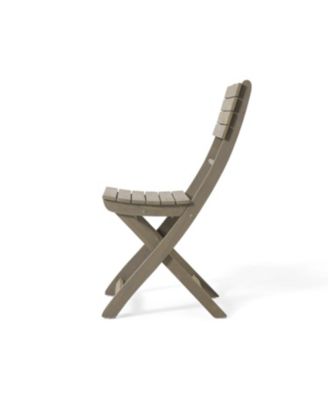 Streamdale Outdoor Grey Acacia Bistro Set, Folding, Weather-Resistant