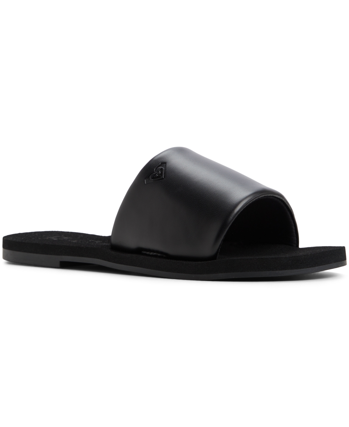 Women's Amalfi Coast Slip-On Flat Sandals - Black