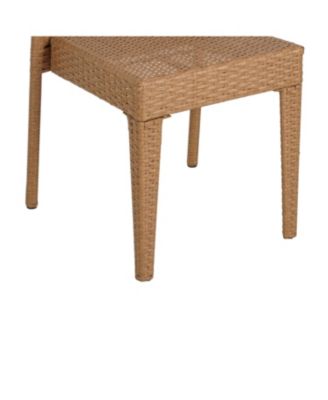 Streamdale Stackable Rattan Patio Chairs - Set of 2