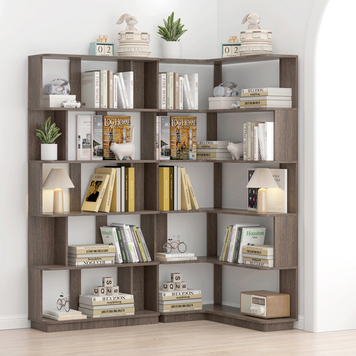 Streamdale 4-Piece Outdoor Patio Furniture Set, Rattan Chairs, Glass Table