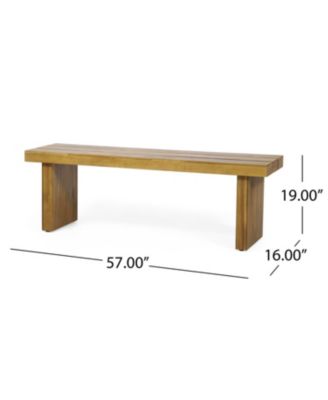 Streamdale Acacia Wood Outdoor Garden Bench