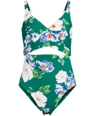 Women's Wrap Monokini High Leg One Piece Swimsuit