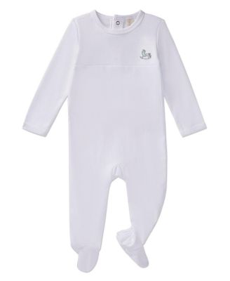 Baby Girls 3 Piece "Rocking Pony" 100% Pima Footie Set