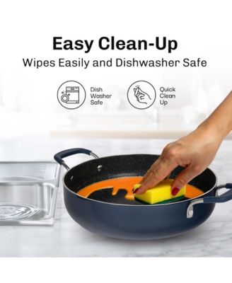 nonstick 5.5 Quart Everyday Pan with Steamer