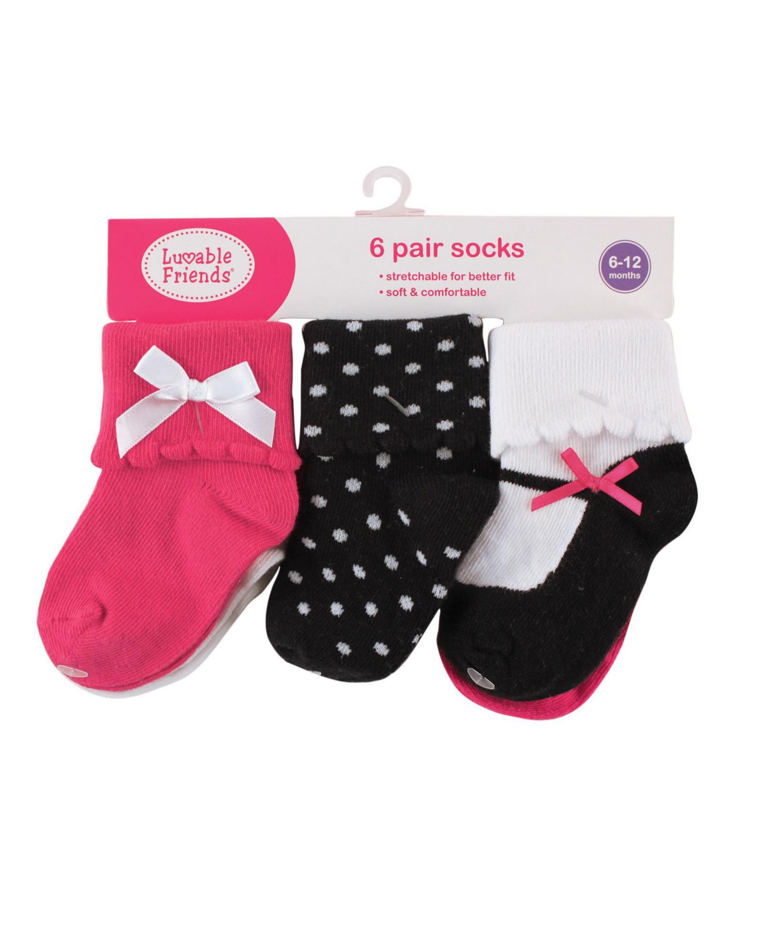 6Pk Dress Socks