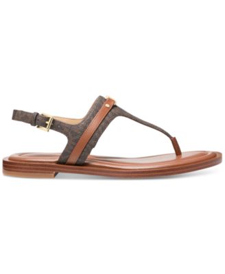 Mandy Logo Slingback Thong Sandals