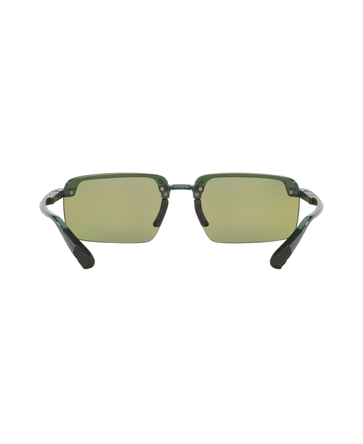 Maui Jim Unisex Laulima Polarized Sunglasses, Mj000749 In Green Shiny
