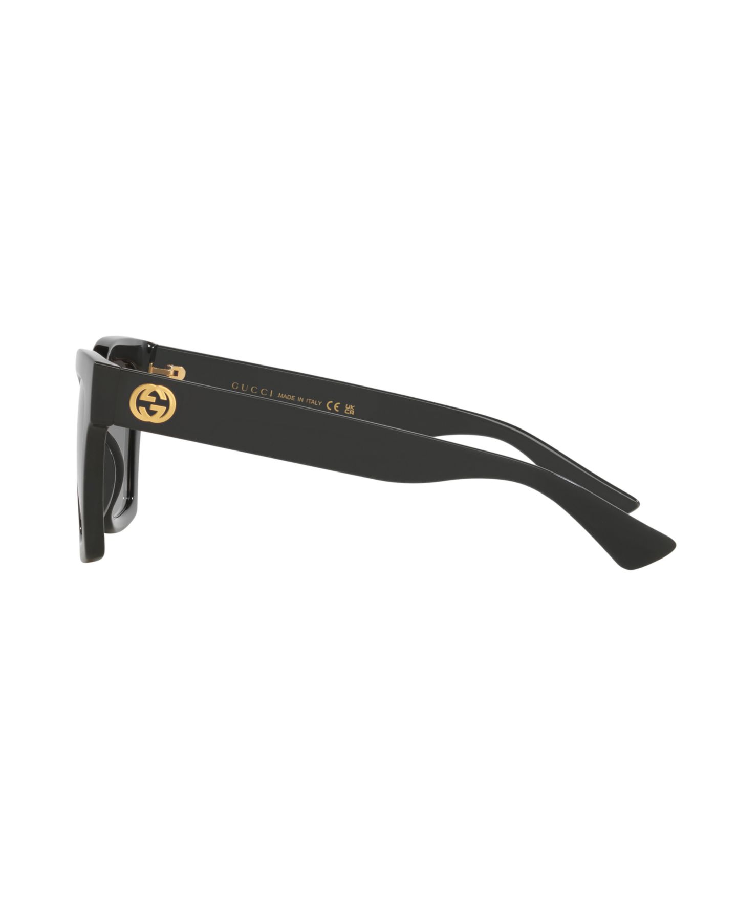 Женские солнцезащитные очки Gucci Large Sunglasses, GG1714S GC002332, цвет: Чёрный — фото 3