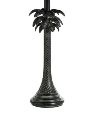 26" French Verdi Woven Rattan Shade Table Lamp