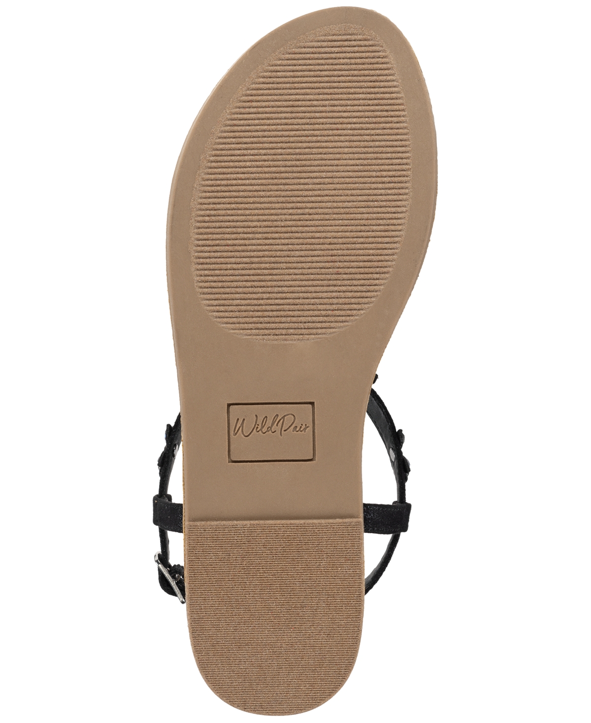 Shop Wild Pair Women's Krisleyy Flat Sandals, Exclusively At Macy's In Black Bling