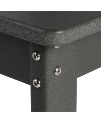 Outdoor HDPE Kids Modern Plastic Toddler Dining Chairs (Set of Two)