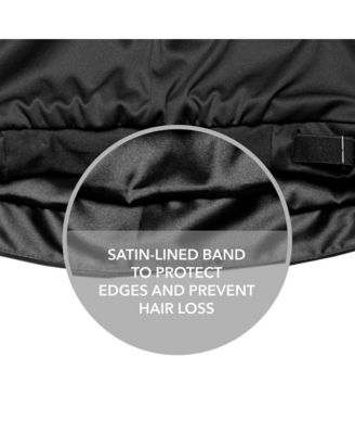 Satin-Lined Adjustable Sleep Cap Frizz-Free Protection