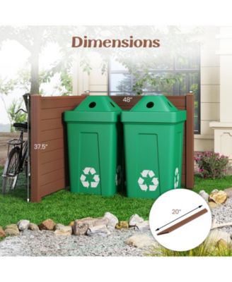 Outdoor Privacy Screens Fence Panels with Long Stakes Durable and Secure Garden or Patio Dividers