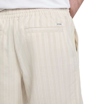 Men's Regular-Fit Fletcher Linen Drawstring Shorts