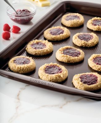 Symmetry Nonstick Chocolate Brown 11" x 17" Cookie Pan