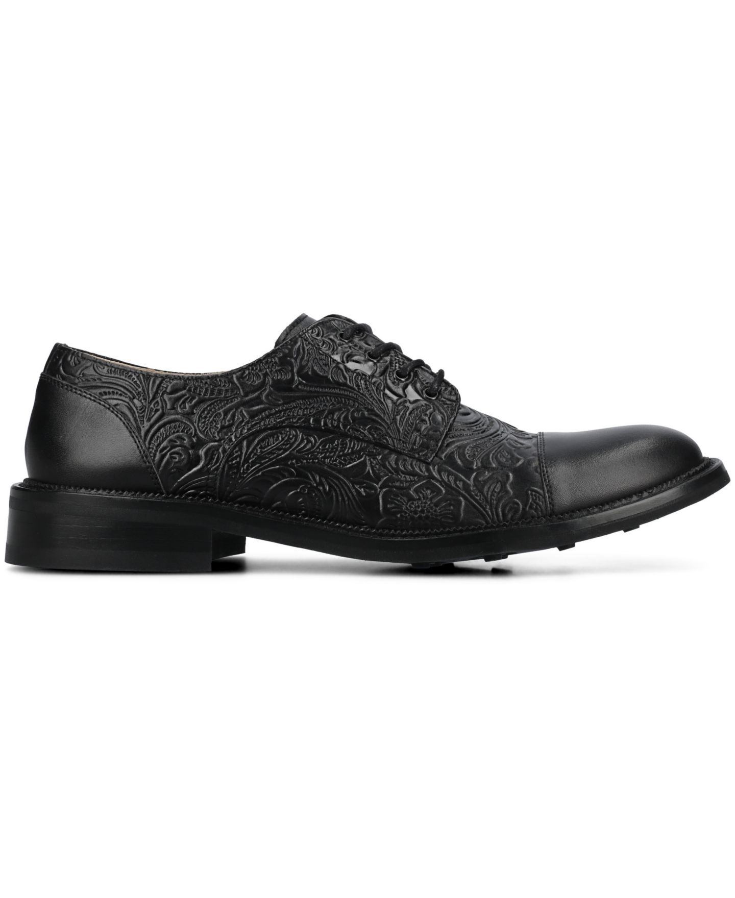 Мужские туфли Taft Rome Lace Up Dress Shoe, цвет: Чёрный — фото 2