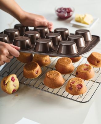 Symmetry Nonstick Chocolate Brown 12-Cup Muffin Pan