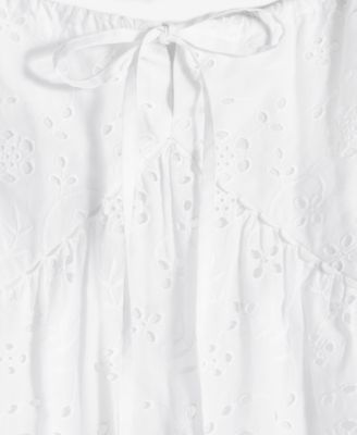 Women's Eyelet Scalloped-Trim Tank, Exclusively at Macy's