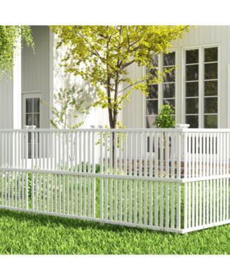 Air Conditioner Fence Panel with Metal Ground Stakes for Outside