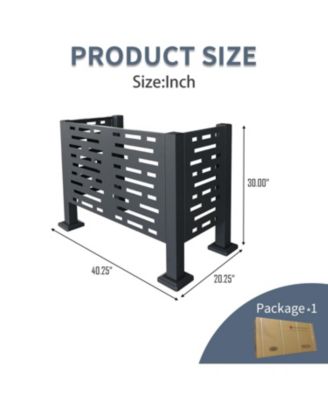 Streamdale 3ftx2ft AC Unit Privacy Fence Cover, Conceals 3 Units