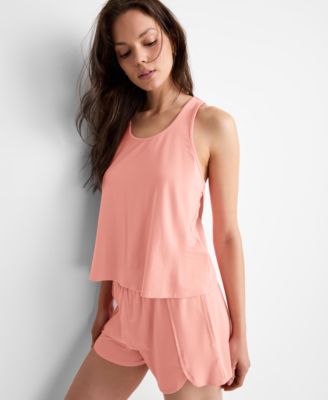 Women's Tulip Tank Top & Short Pajama Set, Exclusively at Macy's