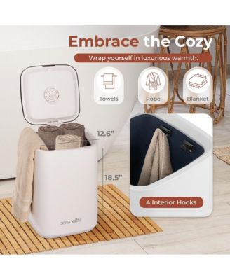 Towel Warmer Bucket, 23L, Adjustable Timer, Auto Shut-Off, Black