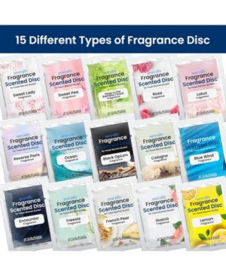 15-Pack Fragrance Scented Discs for Towel Warmer, Eco-Friendly, 12 Scents