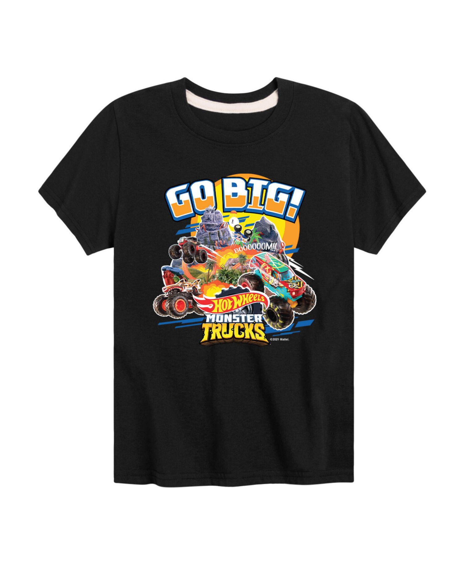 Big Boys Hot Wheels Go Big Graphic T-Shirt