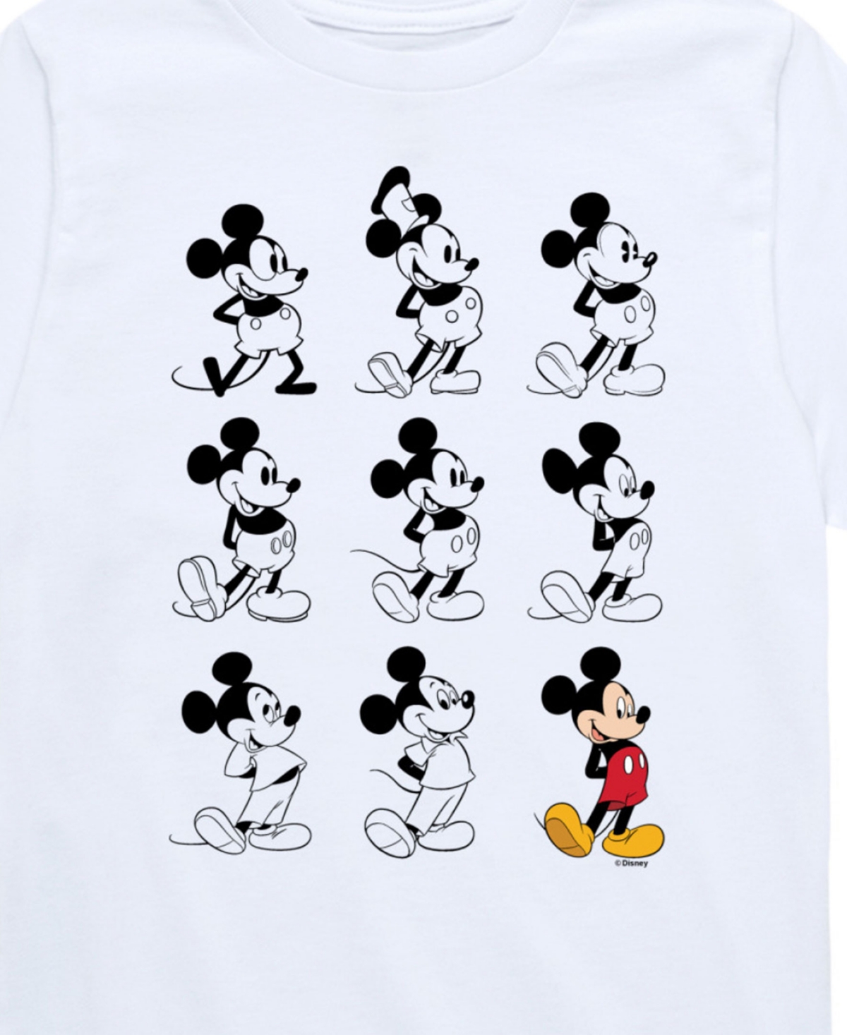Shop Hybrid Big Boys Disney Mickey Mouse Graphic T-shirt In White