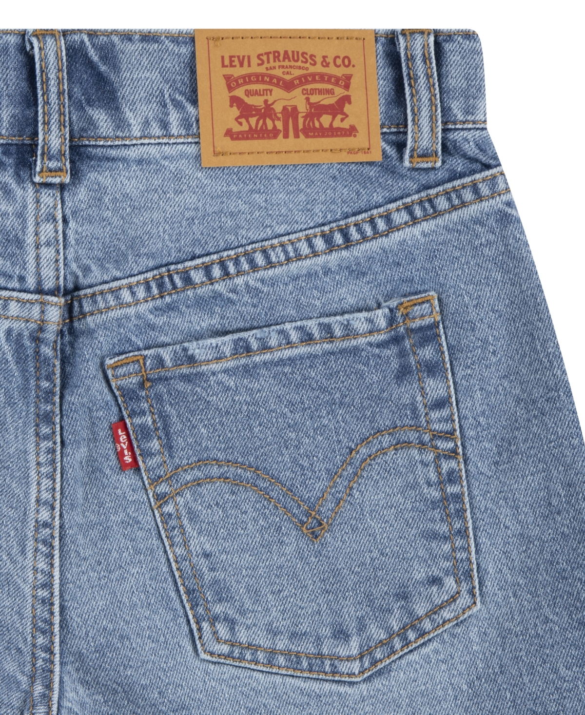 LEVI'S BIG GIRLS 94' BAGGY SHORTS 