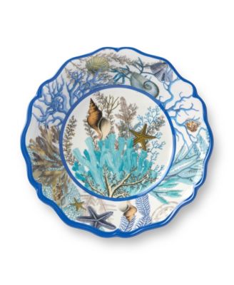 Blue Lagoon Melamine 4-Pc. All-Purpose Bowls, Service For 4