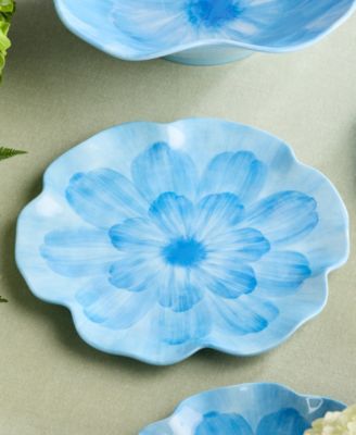 Wildflower Floral Dinner Plates, Set of 4