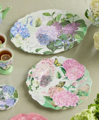 Garden Path Melamine Platters, Set of 2