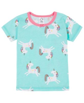 Toddler Girls 4-Piece Snug Fit Cotton Pajamas, Rose, 3T