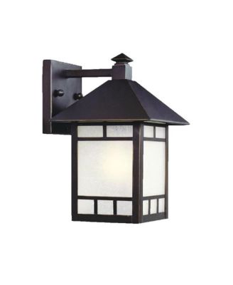 Petite Frosted Glass Lantern Wall Light – Timeless Lighting for Exterior Spaces