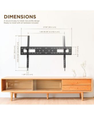 Premium Tilt / Tilting TV Wall Mount For 60" to 110" TVs Up to 165lbs