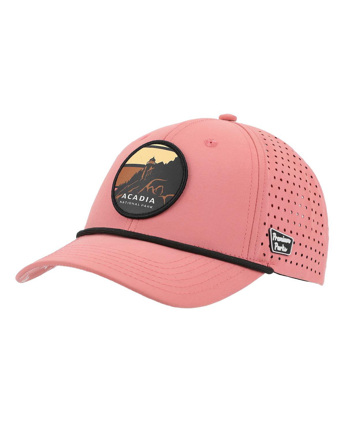 Men's Acadia National Park Pink 6-Panel Unstructured Hat - Acadia national park