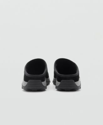 Women's Track Sole Leather Clogs