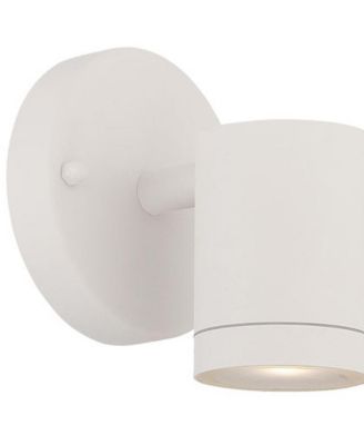 White LED One Light Outdoor Can Shape Wall Sconce