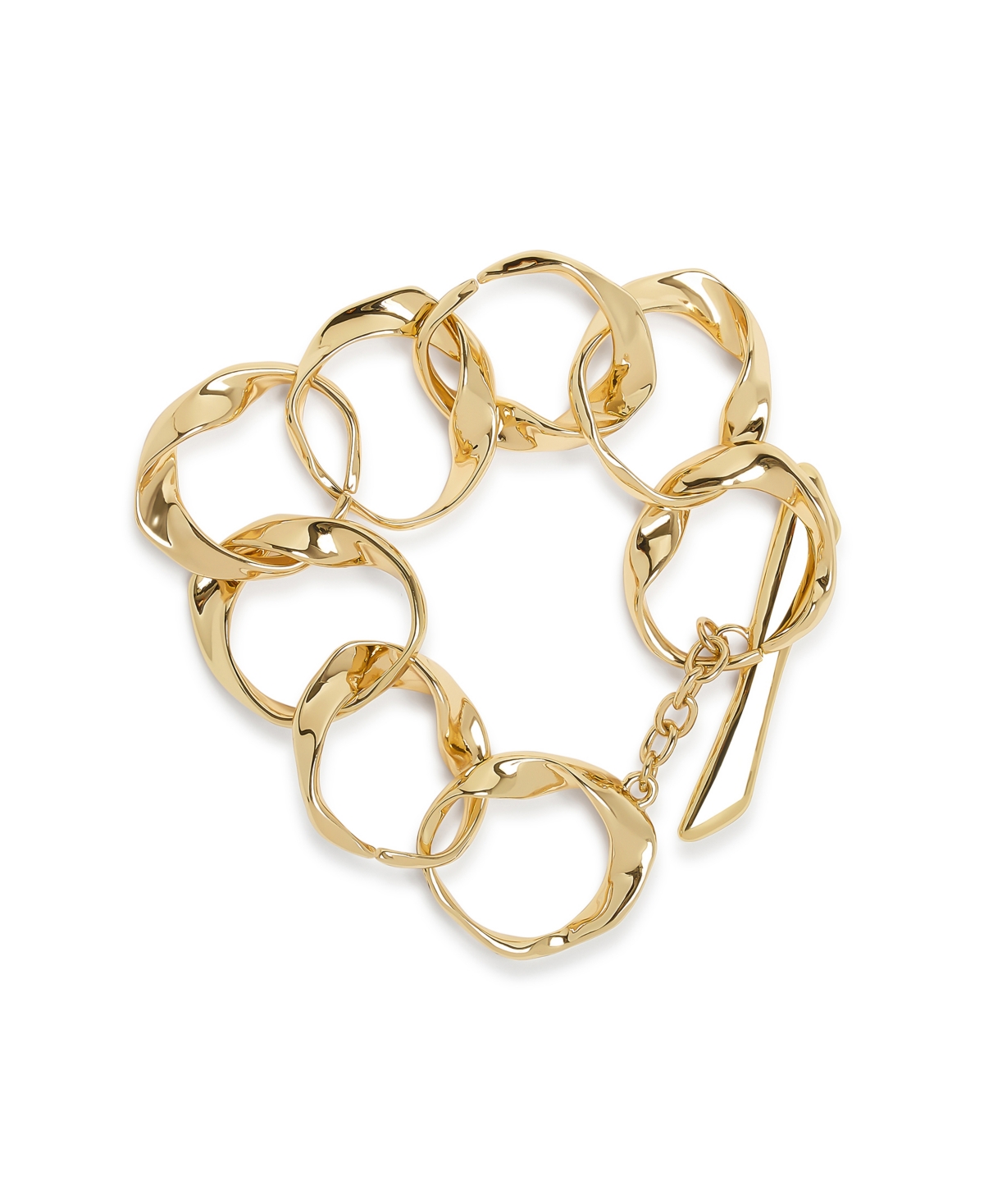 Sculpted Link Bracelet - Silver