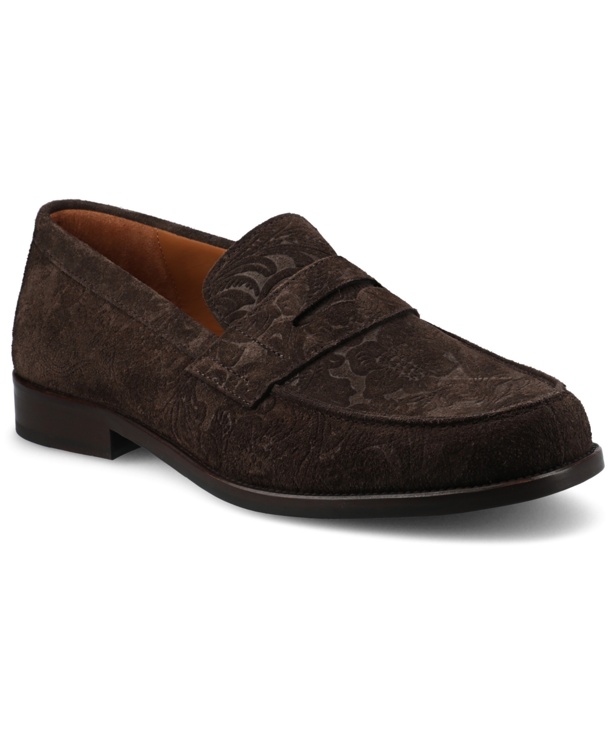Men's Sterling Dress Penny Loafers - Brown floral