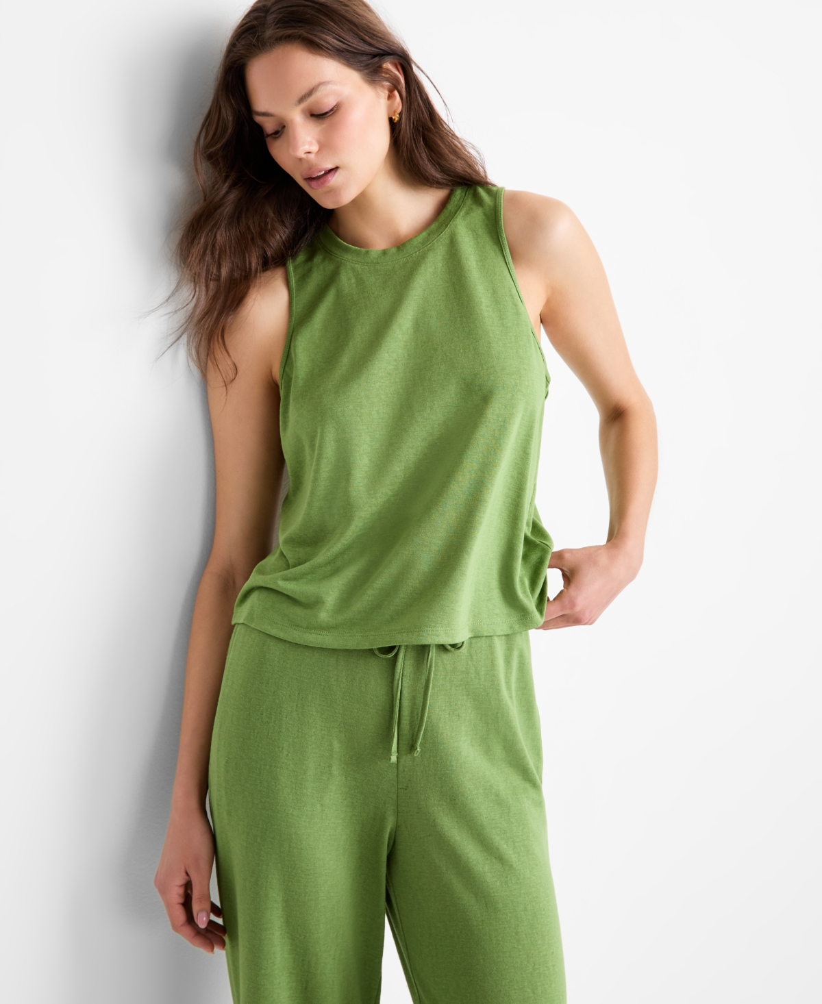 State Of Day Women's Relaxed Muscle Tank Top, Exclusively At Macy's