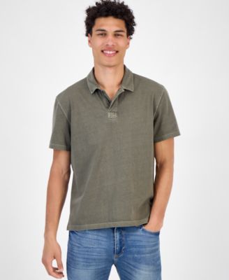 Men's Sun Faded Short Sleeve Polo Shirt