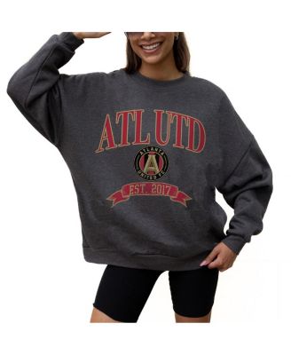 Gameday Couture - Women's Charcoal Atlanta United FC Seal The Deal Pullover Sweatshirt