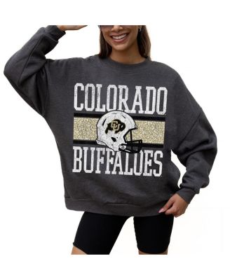 Gameday Couture - Women's Charcoal Colorado Buffaloes Premium Fleece Pullover Sweatshirt
