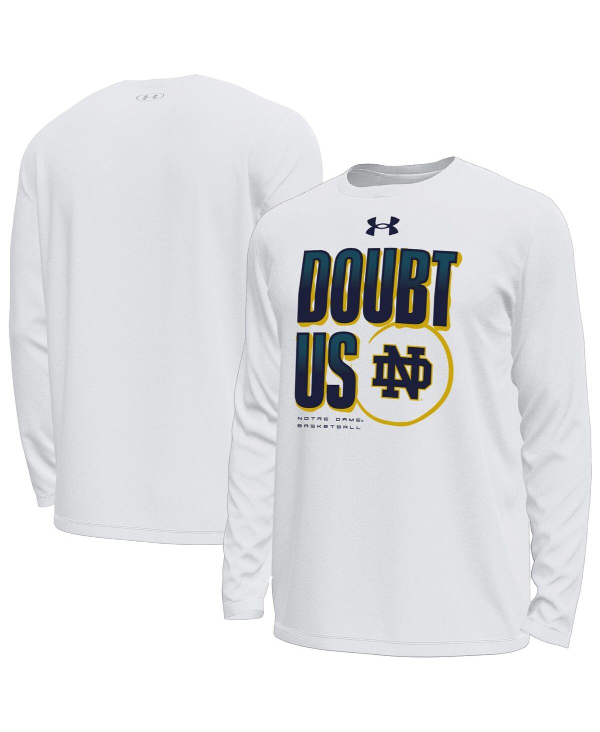 Men's White Notre Dame Fighting Irish March Madness Unity Long Sleeve T-Shirt - White