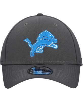 Men's Charcoal Detroit Lions Primary Logo 39THIRTY Flex Hat